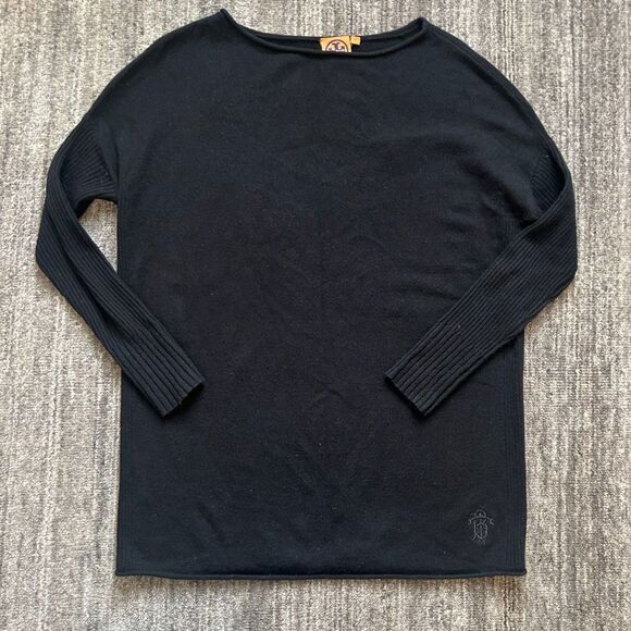 Tory Burch Sweaters - Tory Burch Black Cashmere Tunic Sweater, Size XS